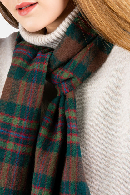 John Muir Way Tartan Lambswool Scarf