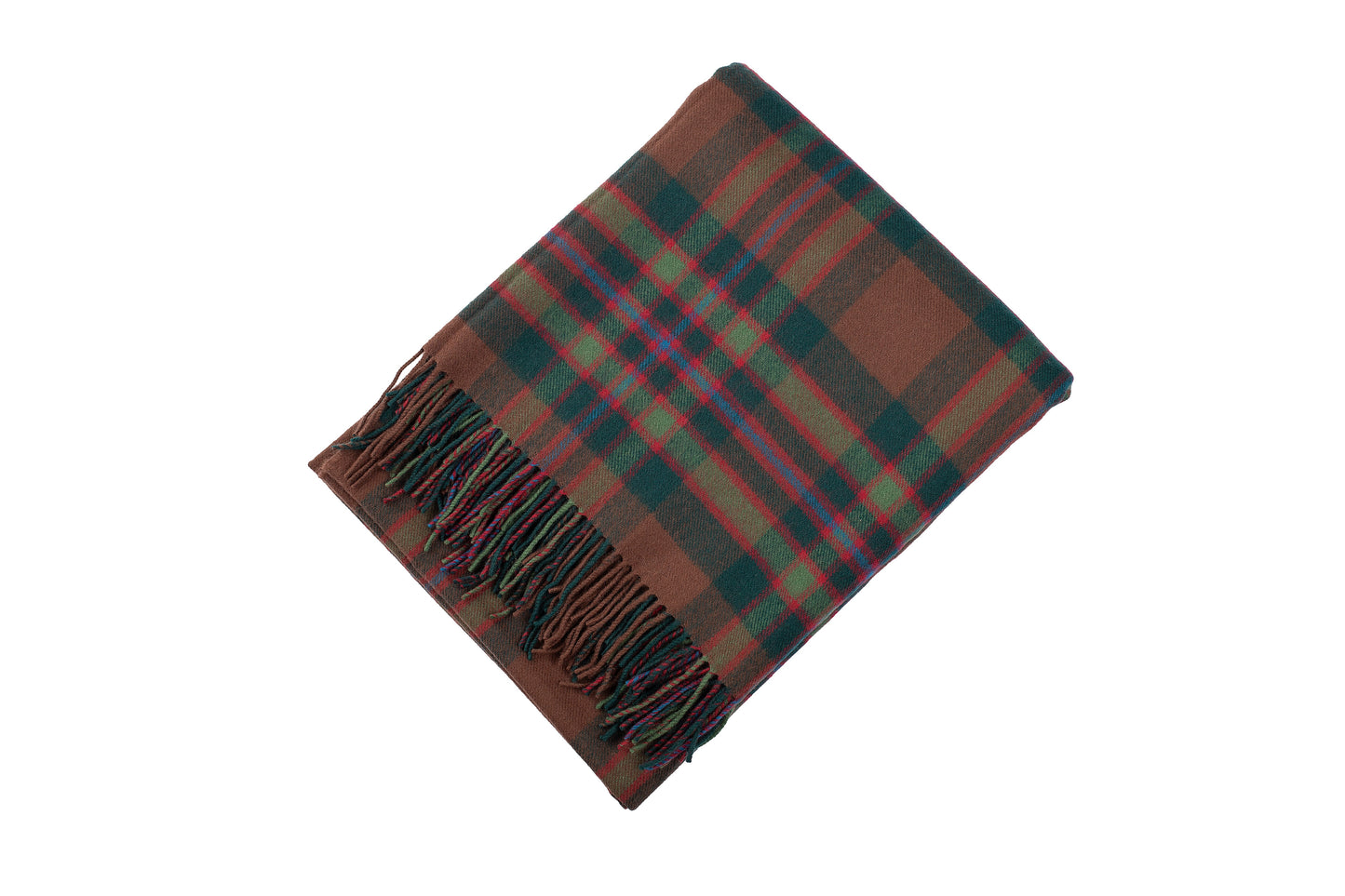 John Muir Way Tartan Lambswool Blanket