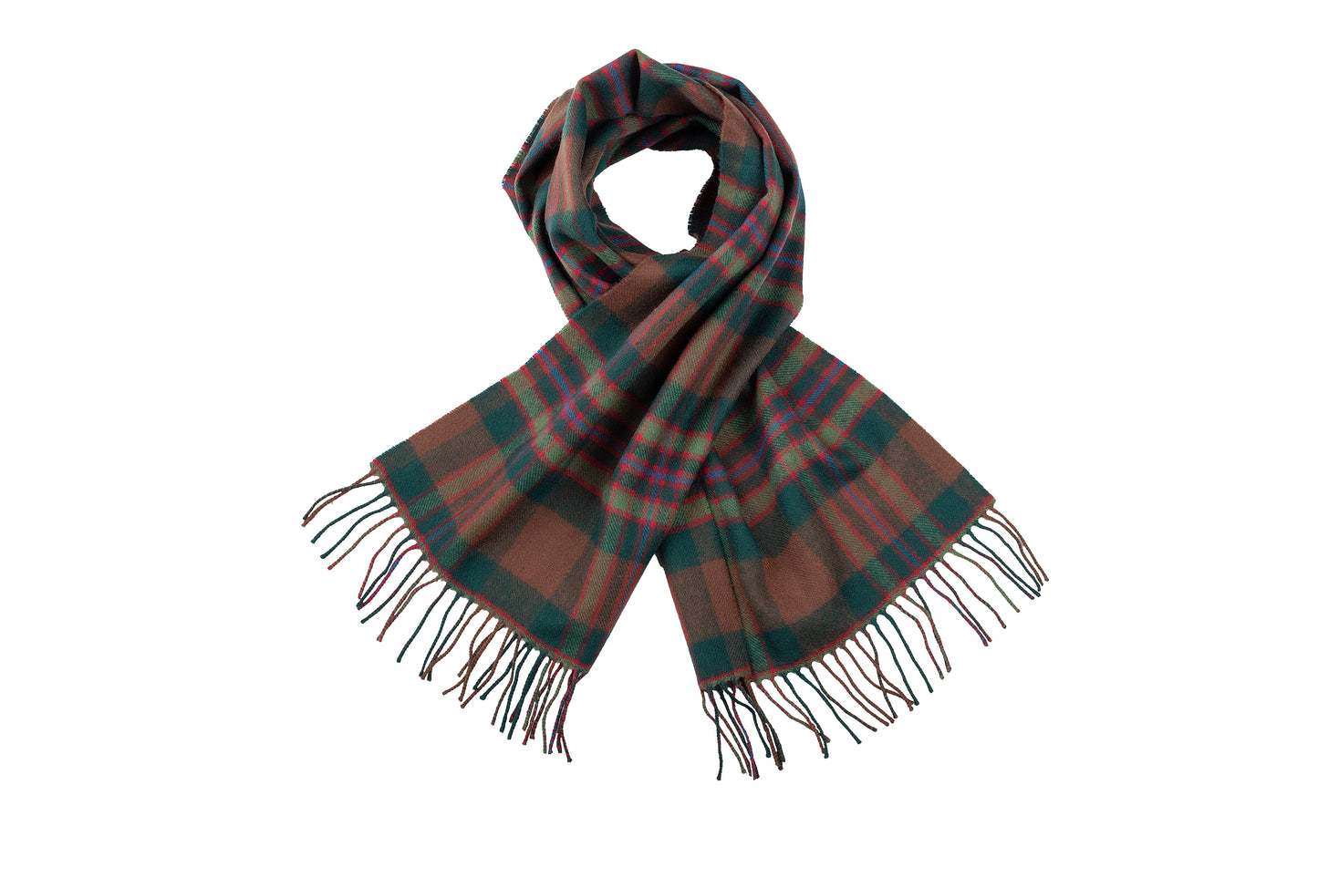 John Muir Way Tartan Lambswool Scarf