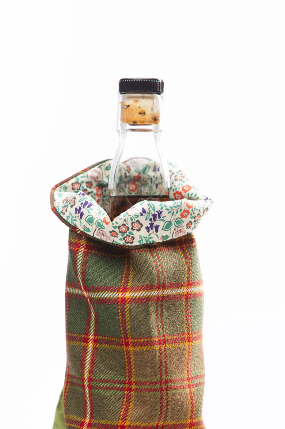 Tartan Bottle Gift Bag