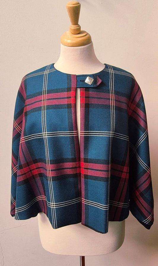 SALE Ex-hire University of Edinburgh Tartan LADIES CAPE