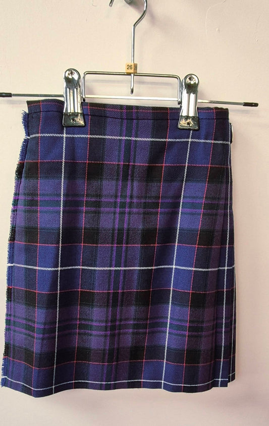Sale Ex-hire Western Isles Tartan 13oz Kilt - Various KIDS Sizes