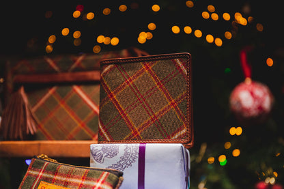 Tartan & Leather Wallet