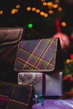 Load image into Gallery viewer, Tartan &amp; Leather Card Case