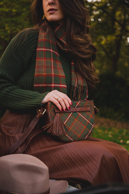 Tartan & Leather Jura Handbag