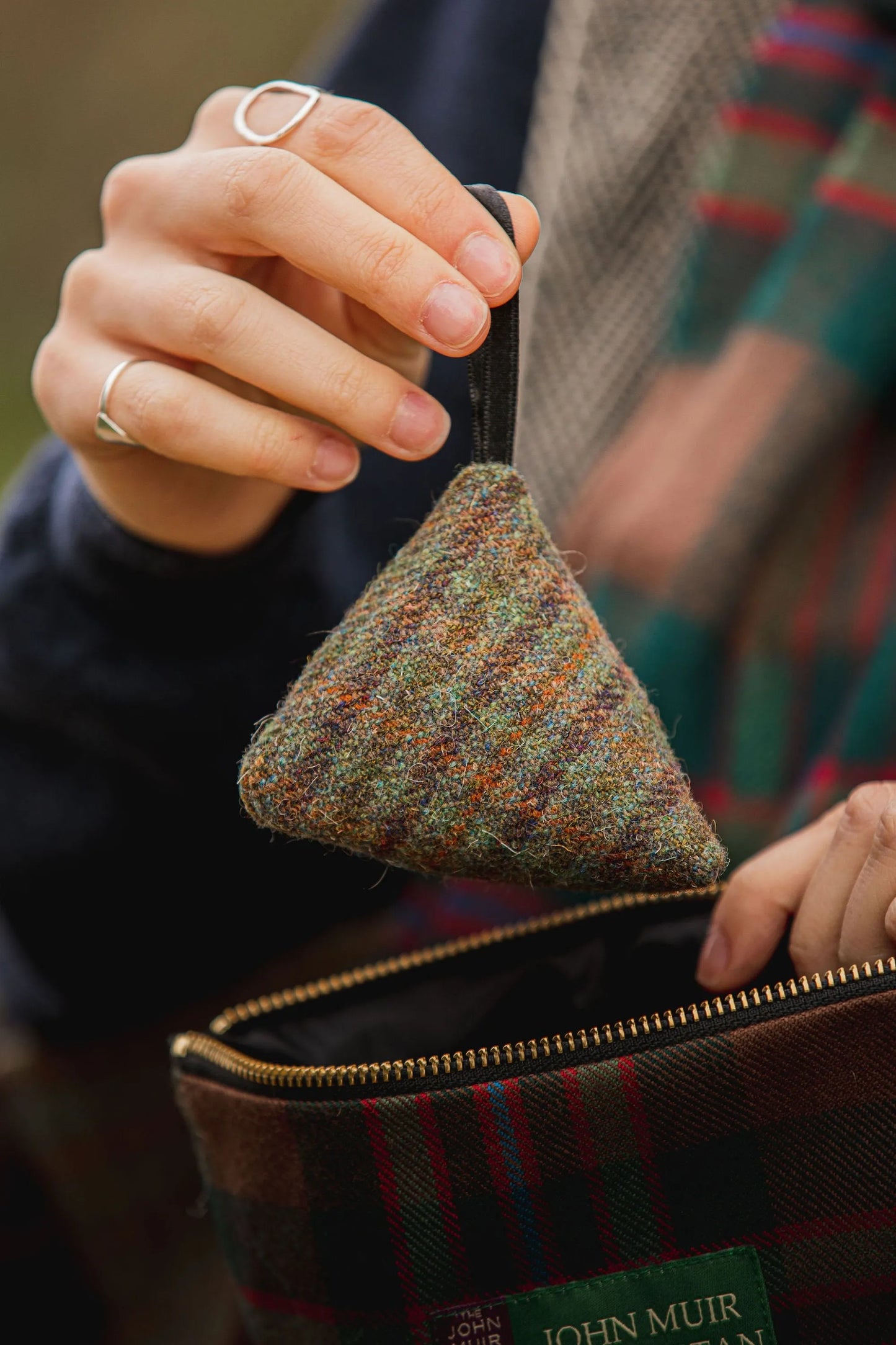 Lavender Buoy Tartan Lavender Bag