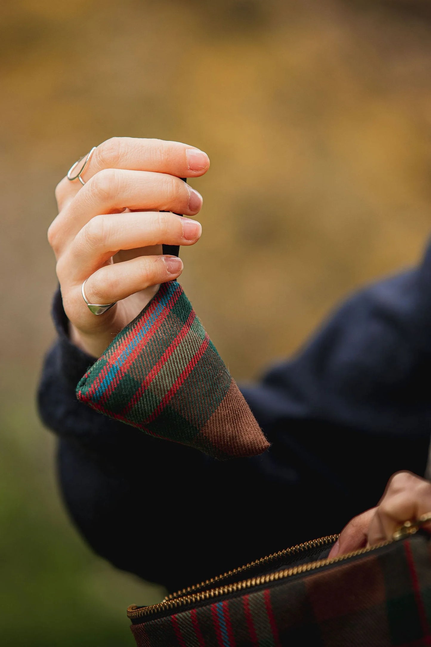 Lavender Buoy Tartan Lavender Bag