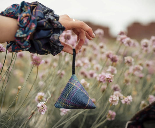 Lavender Buoy Tartan Lavender Bag