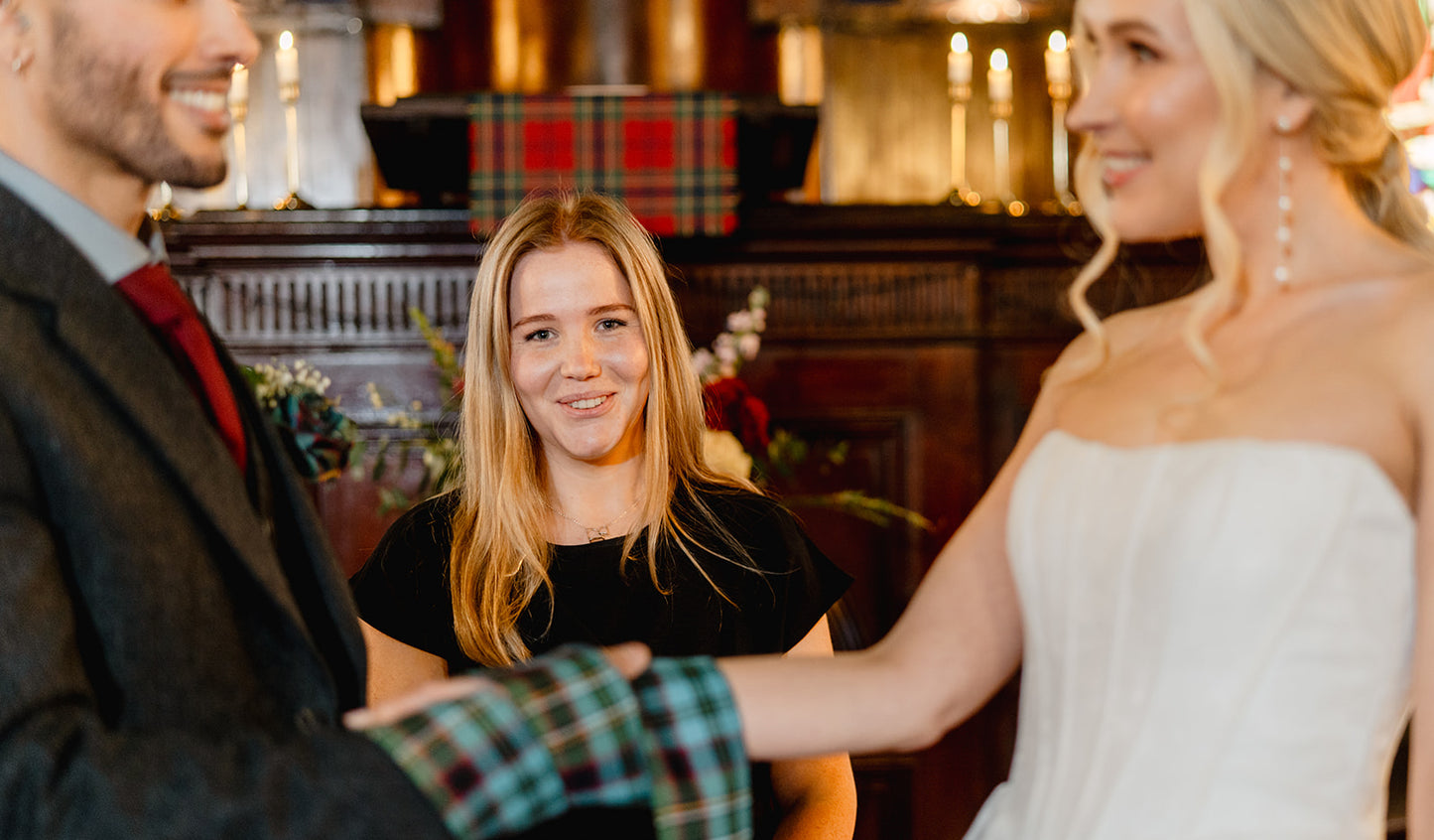 Handmade Tartan Handfasting Ribbon