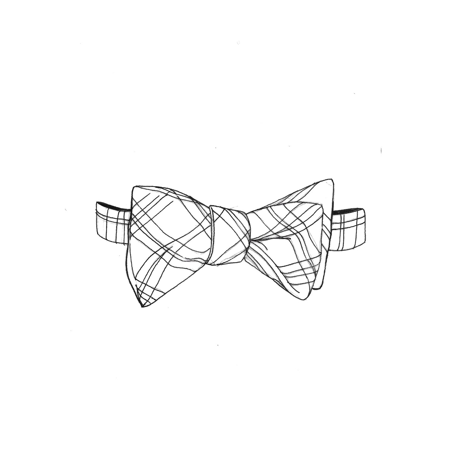 Made-To-Measure Tartan Bow Tie (Self-Tie)