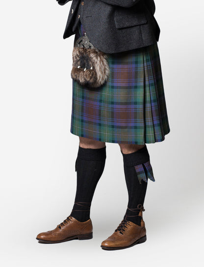 Isle of Skye / Lovat Charcoal Tweed Kilt Hire Outfit