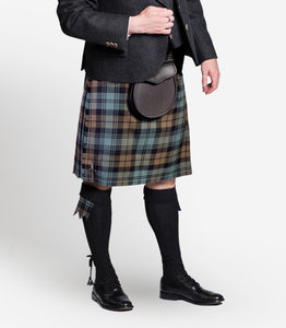 Weathered Black Watch kilt and charcoal tweed jacket kilt hire outfit