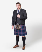 Load image into Gallery viewer, Gordon Nicolson Kiltmakers exclusive Scotland National Team tartan kilt and charcoal tweed jacket hire outfit