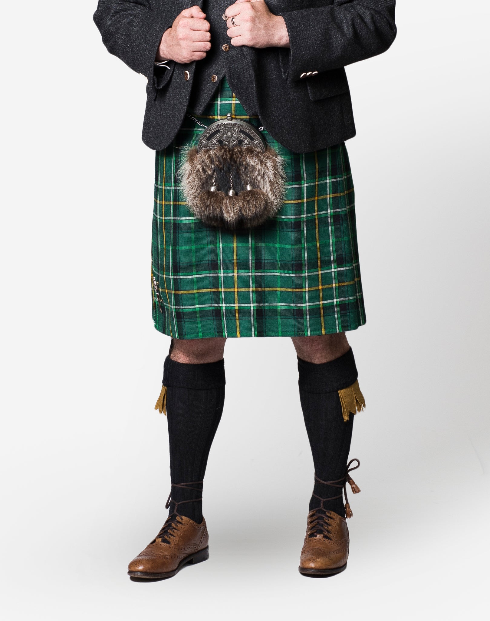 Celtic FC / Lovat Charcoal Tweed Hire Outfit