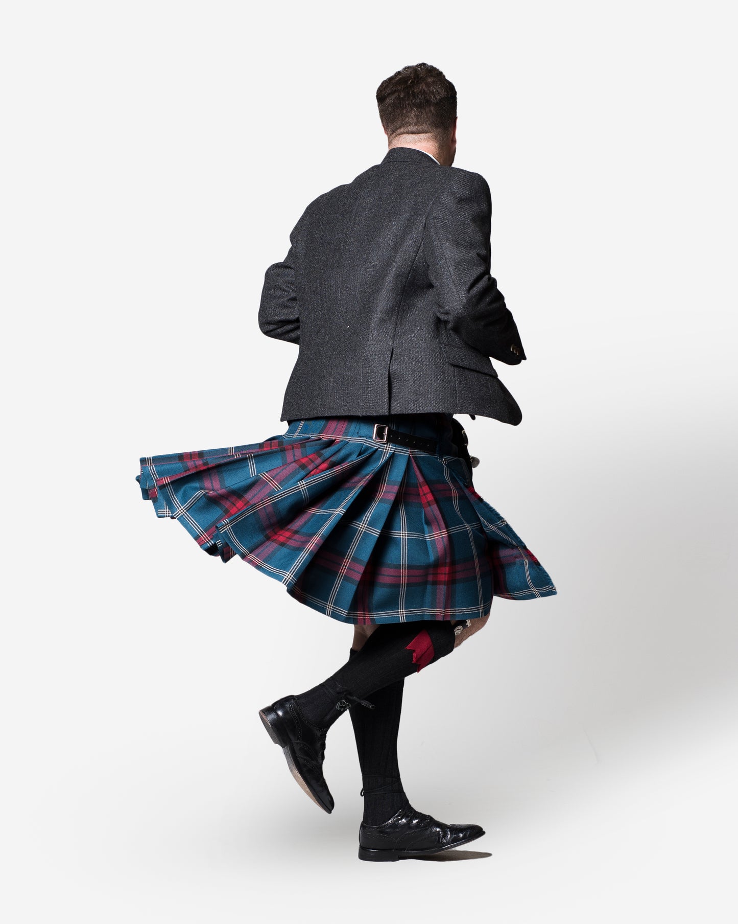 University of Edinburgh / Lovat Charcoal Tweed Kilt Hire Outfit