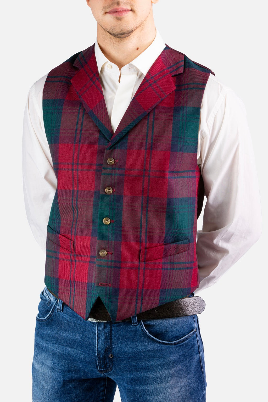 Made-To-Measure Tartan Waistcoat