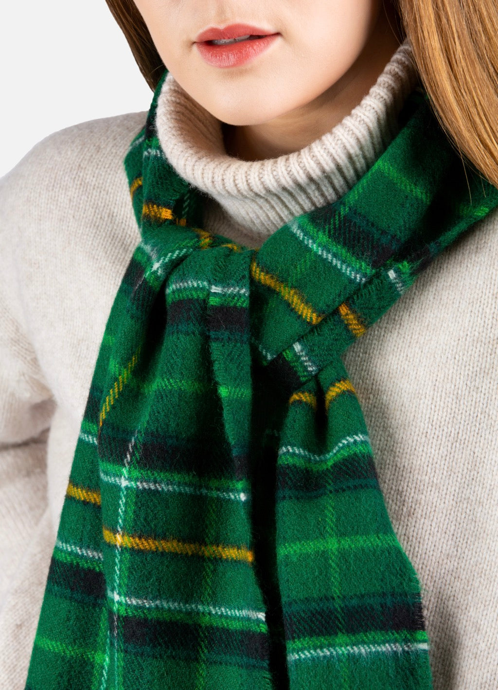 Celtic FC Tartan Lambswool Scarf - SALE