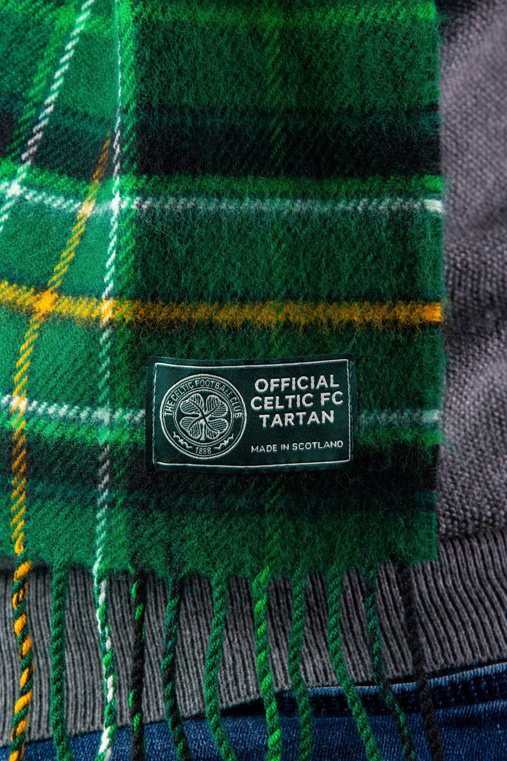 Celtic FC Tartan Lambswool Scarf - SALE