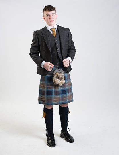 Holyrood / Lovat Charcoal Tweed Kilt Hire Outfit