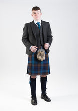 Load image into Gallery viewer, Blue Buchanan / Lovat Charcoal Tweed Hire Outfit