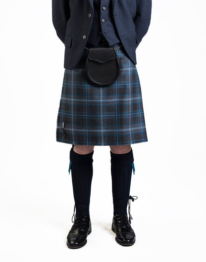 Hebridean Hoolie / Lovat Navy Tweed Kilt Hire Outfit