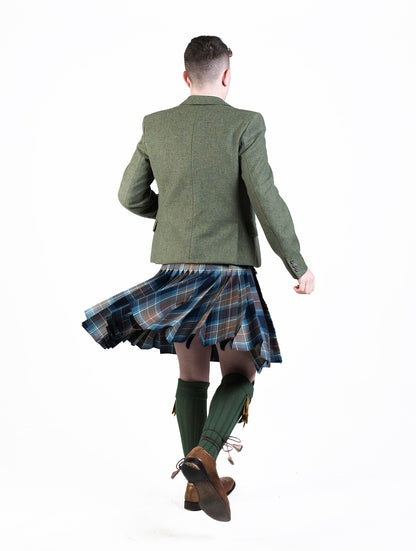 Holyrood / Lovat Green Tweed Kilt Hire Outfit