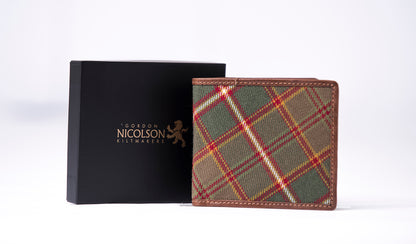 Tartan & Leather Wallet