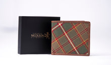 Load image into Gallery viewer, Tartan &amp; Leather Wallet