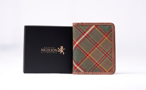 Tartan & Leather Card Case