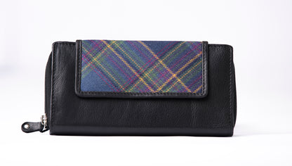 Tartan & Leather Organiser Purse