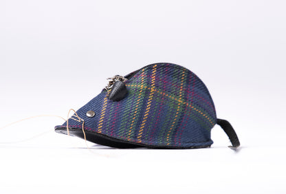 Tartan & Leather Mouse Purse