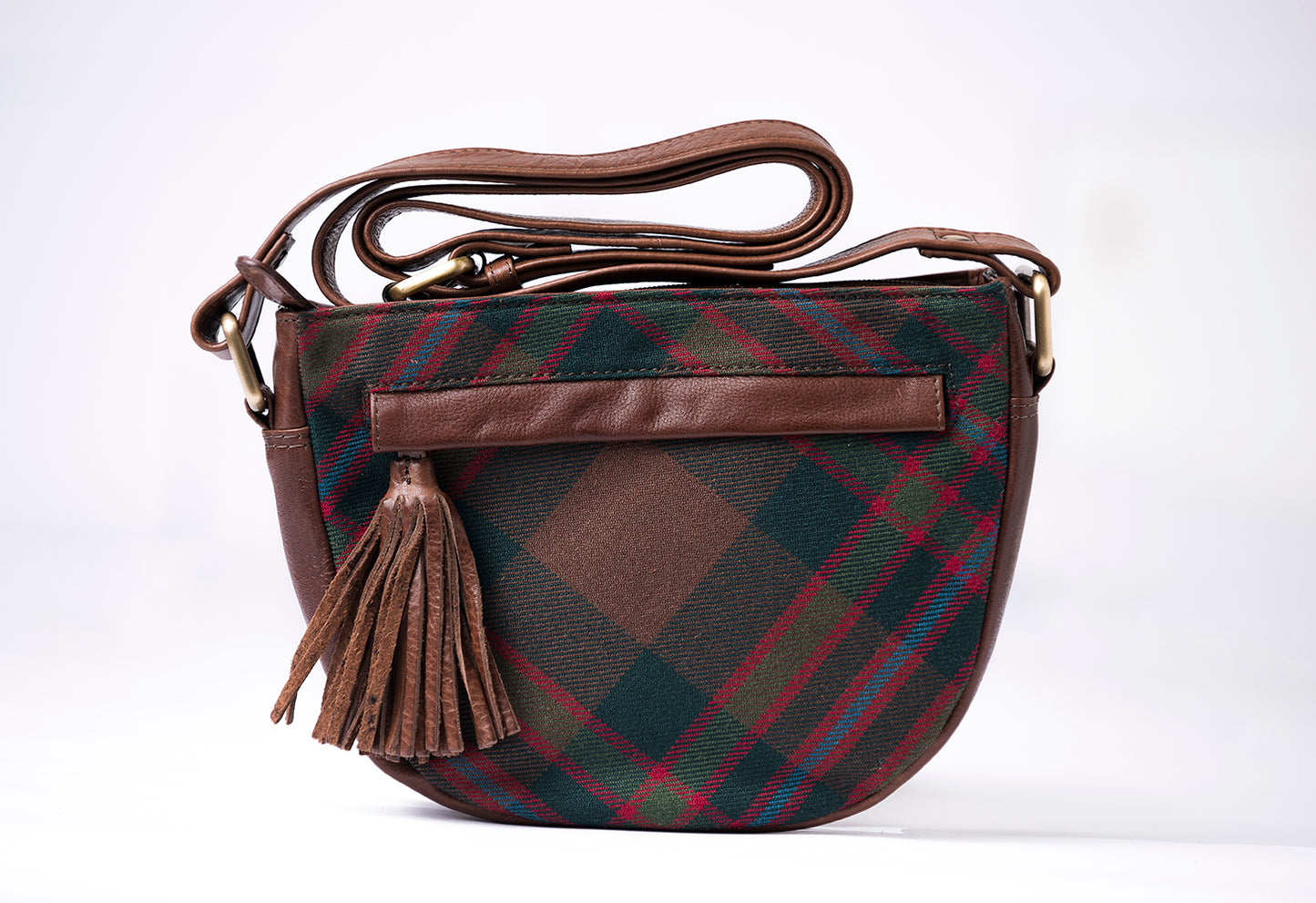 Tartan & Leather Jura Handbag