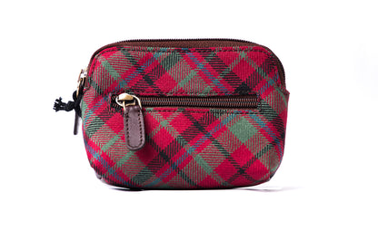 Tartan & Leather Coin Purse