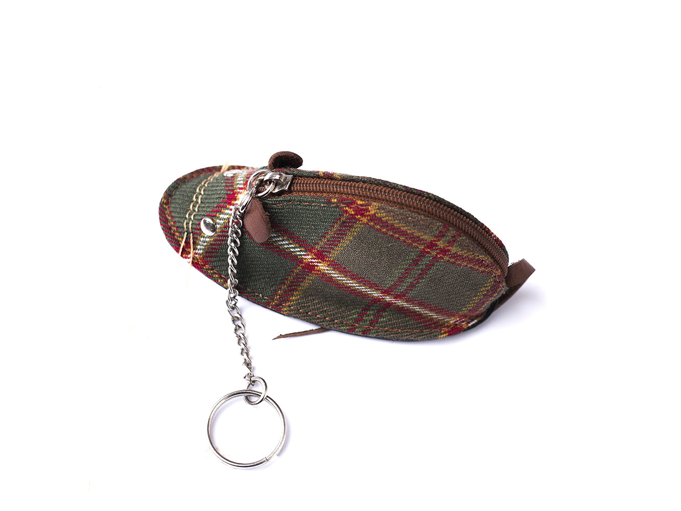 Tartan & Leather Mouse Purse