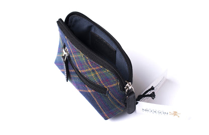 Tartan & Leather Coin Purse