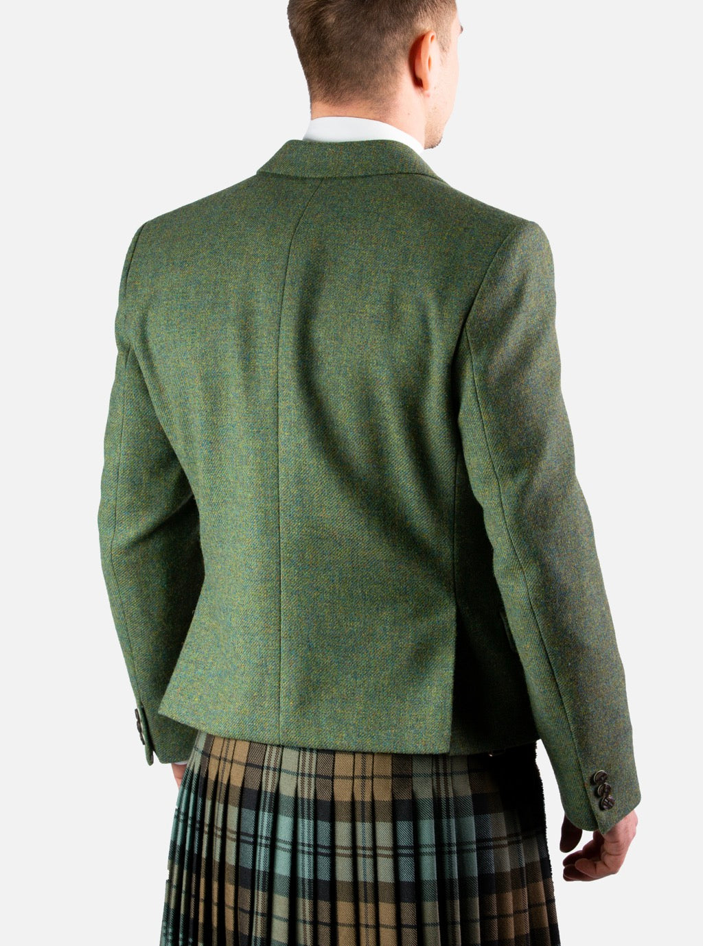Lovat Green Tweed Jacket & Waistcoat