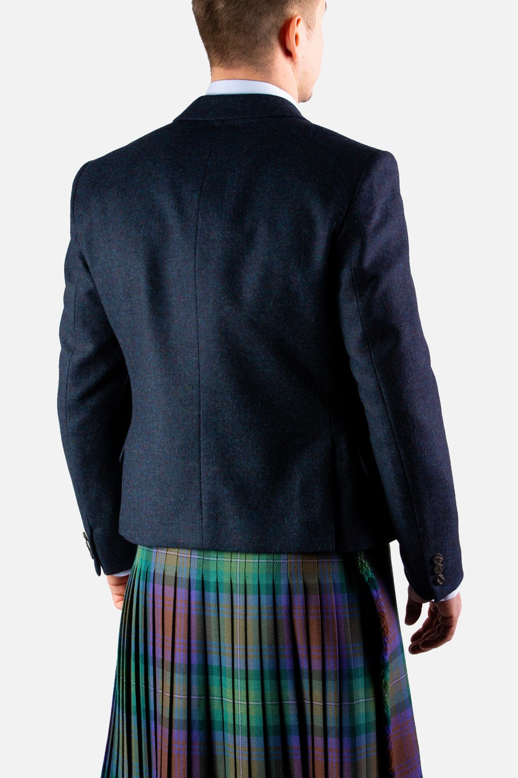 Lovat Navy Tweed Jacket & Waistcoat