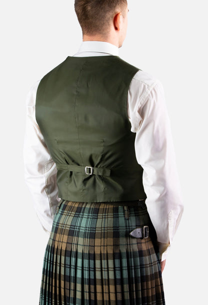 Lovat Green Tweed Jacket & Waistcoat