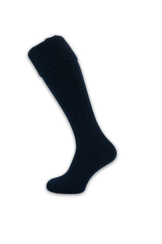 Navy Morven Hire Hose (Socks)