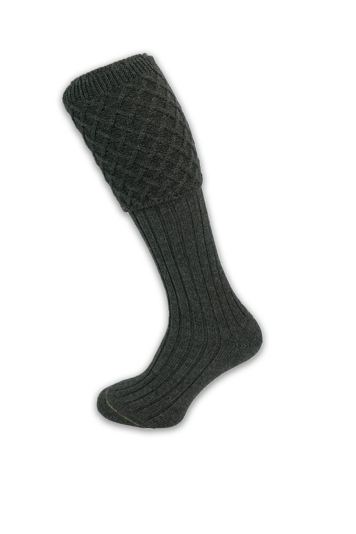 Charcoal Dunvegan Hose (Socks)