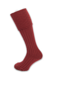 Burgundy Glenbeg Hose (Socks)