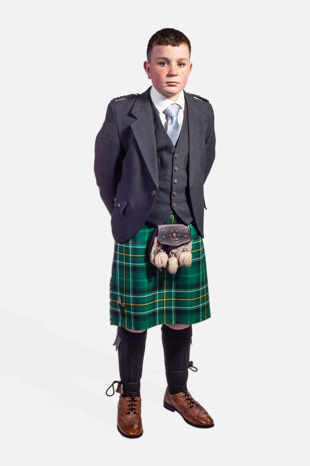 Children's Isle of Skye Charcoal Holyrood Kilt Hire Outfit