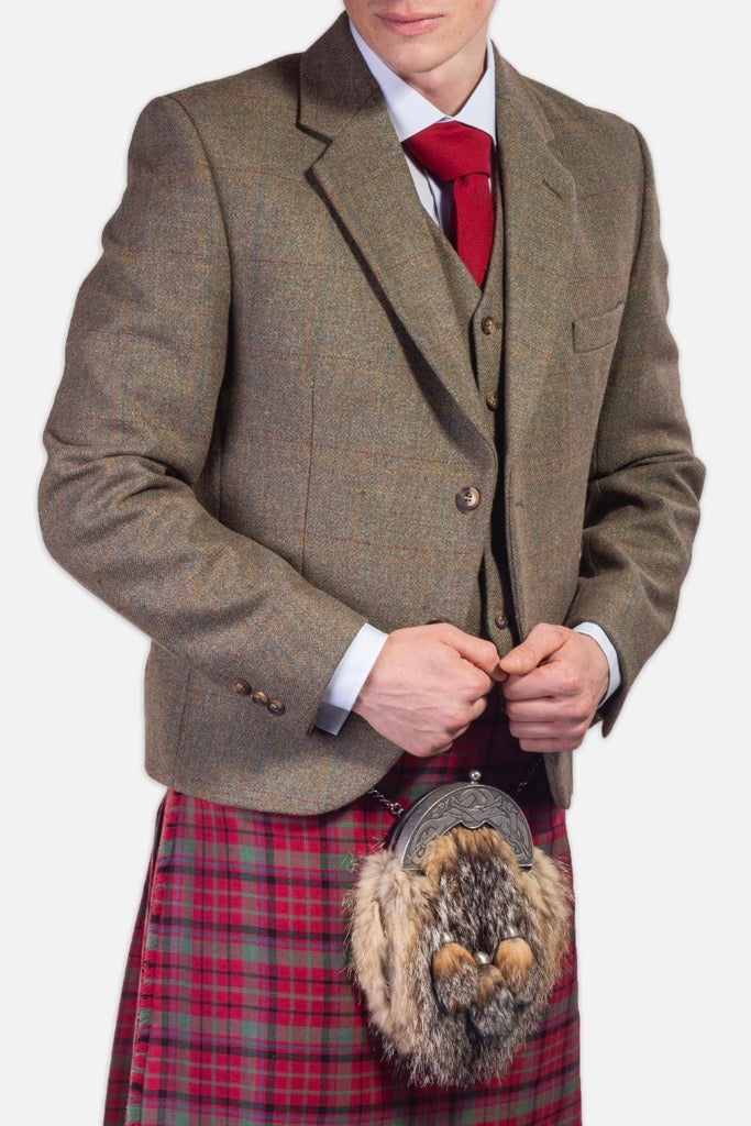 Lovat Nicolson Tweed Hire Jacket & Waistcoat