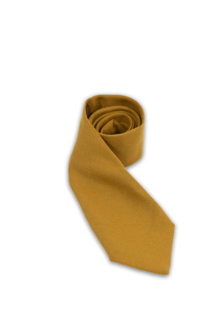Gold Wool Tie (Lochcarron)