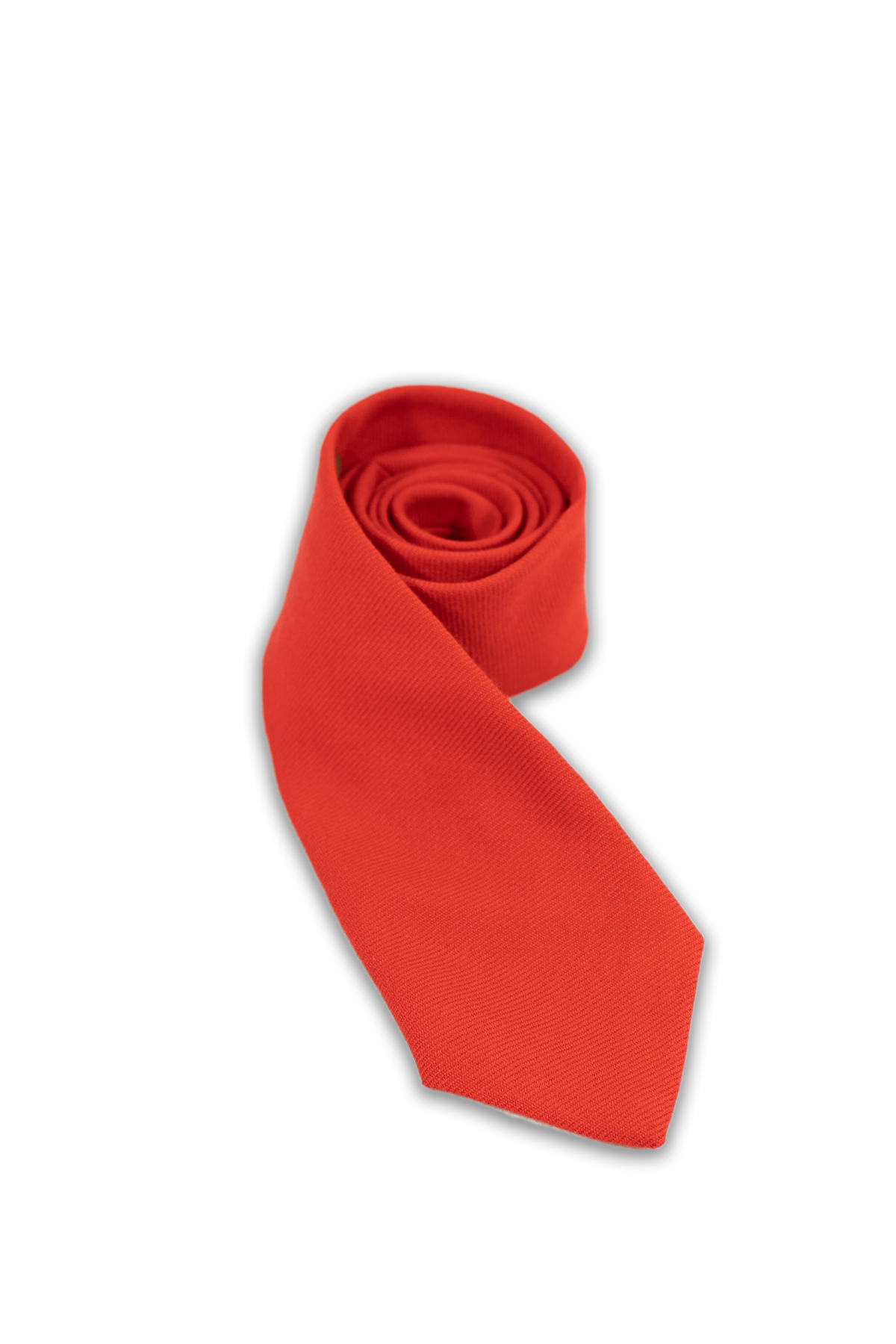 Scarlet Modern Wool Tie (House of Edgar)