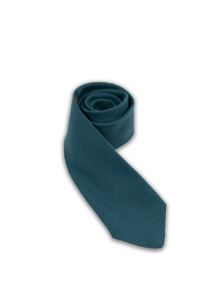 Blue Muted Wool Tie (House of Edgar)