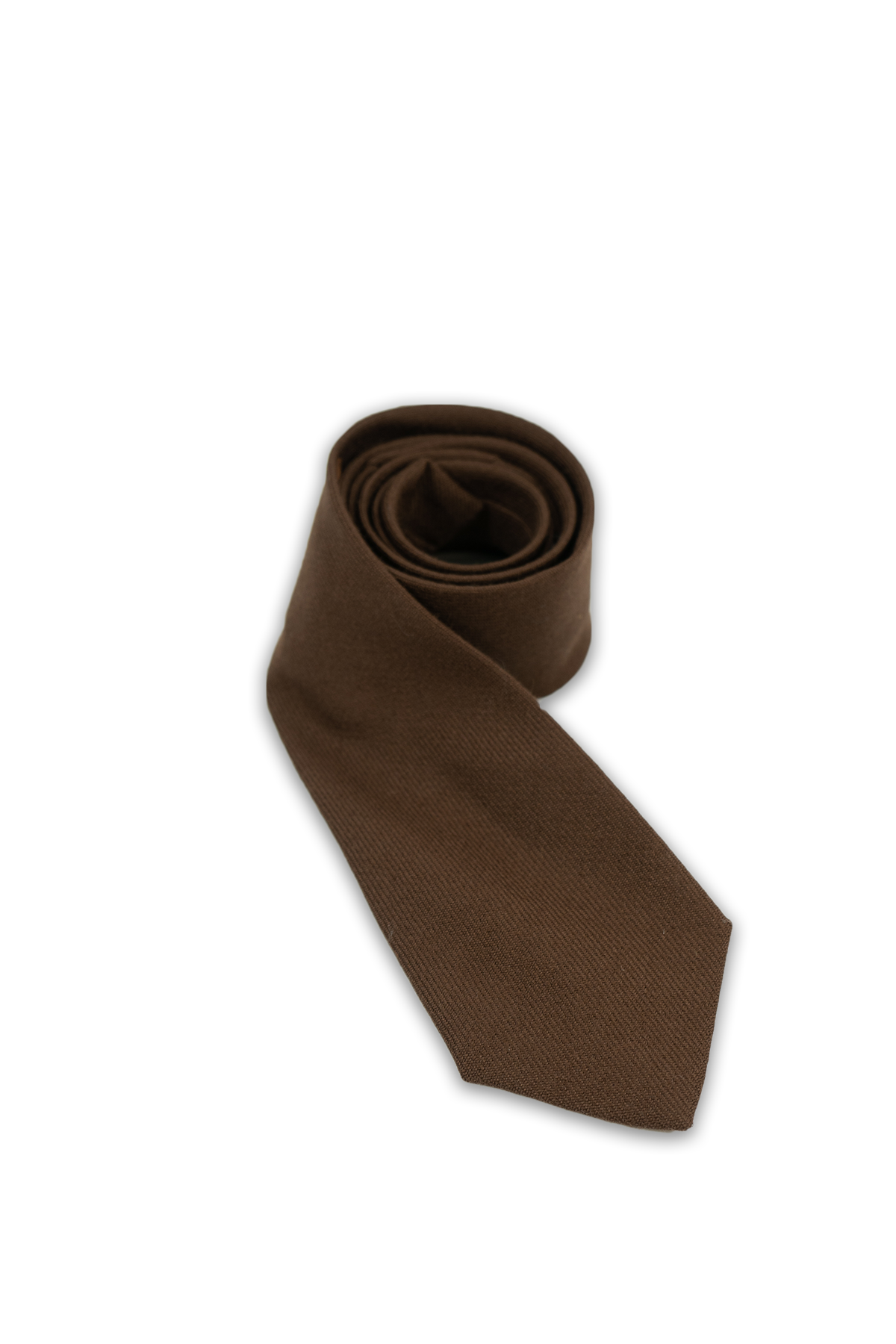 Brown Muted Wool Tie (House of Edgar)