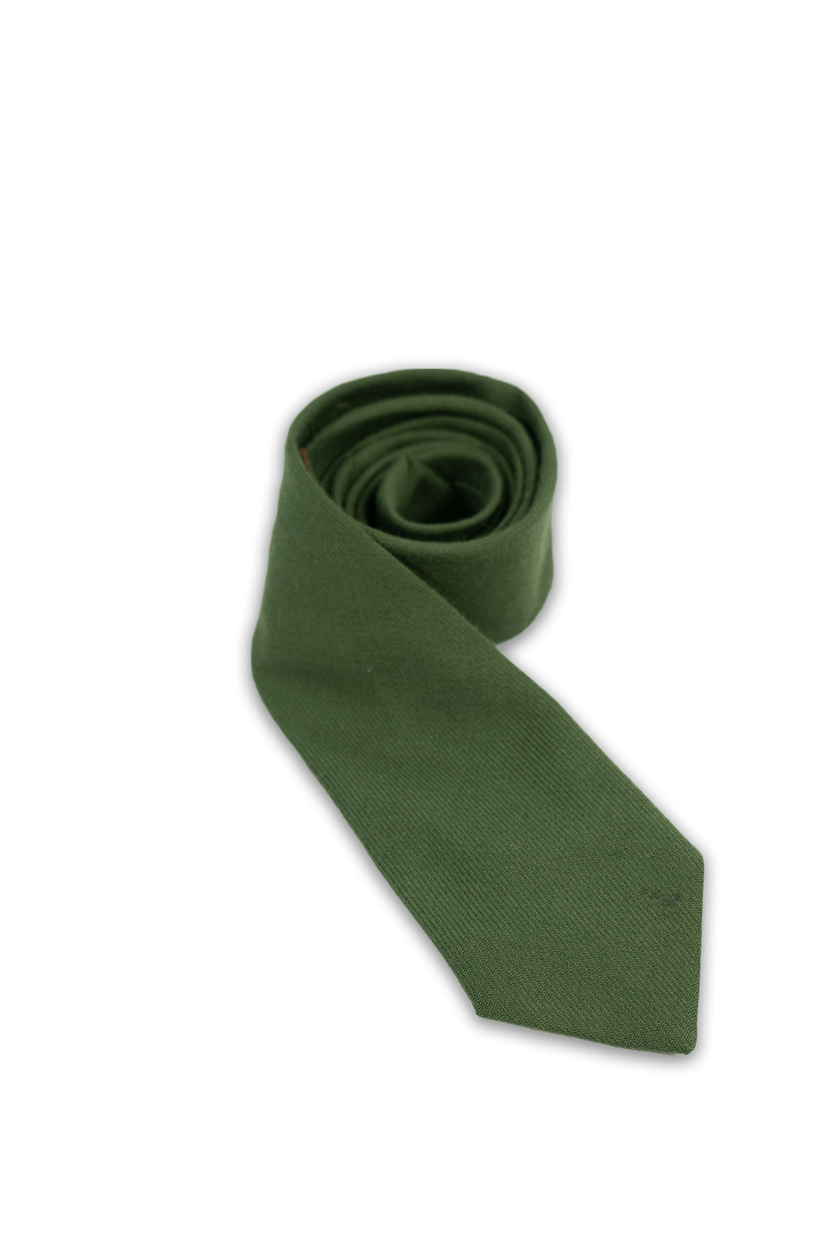 Green Muted Wool Tie (House of Edgar)