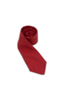 Red Muted Wool Tie (House of Edgar)