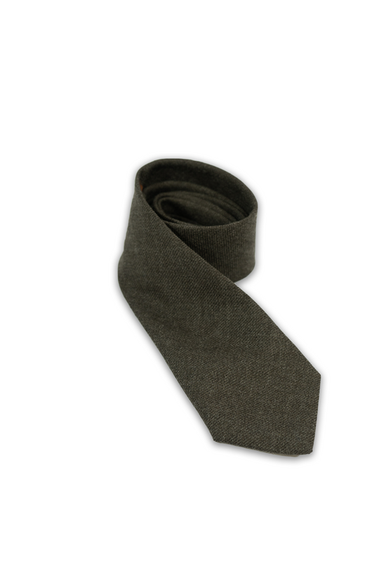 Peat Wool Tie